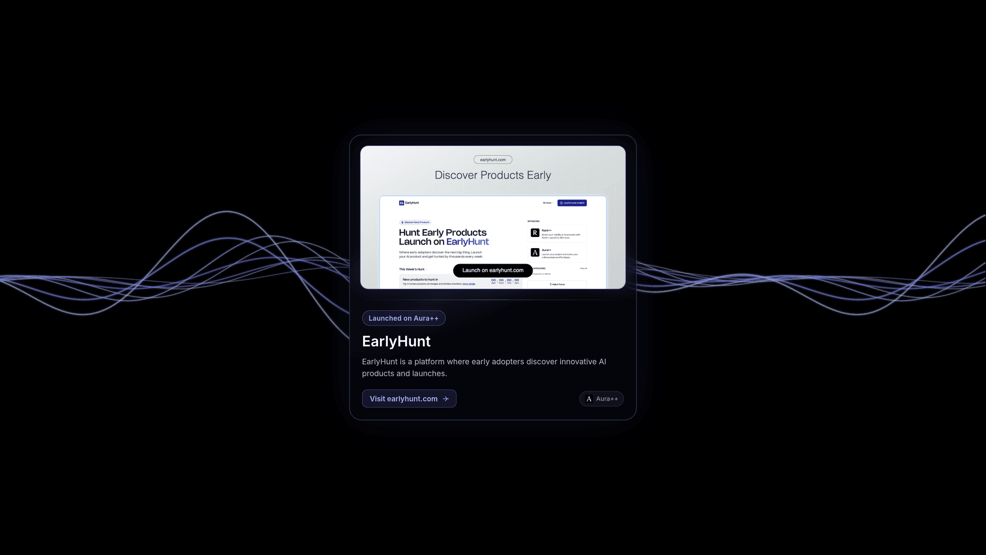 Launch Kit Schema Card startup launch asset example for product promotion