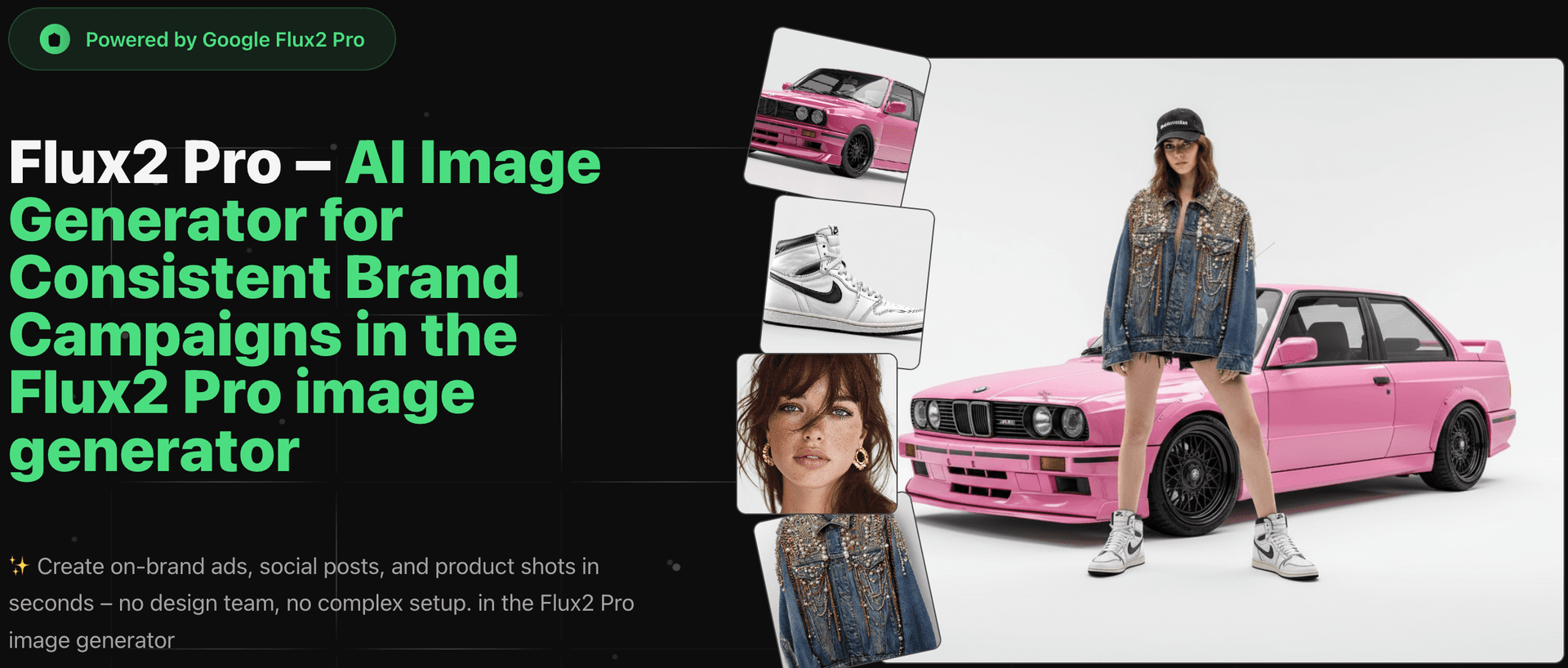 Flux2 Pro – AI Image Generator & Editor product preview for startup listing on Aura++