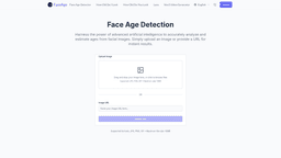 Face Age Detector AI startup logo on Aura++