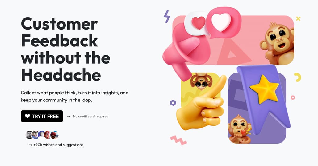 Customer Feedback Insights Platform product preview for startup listing on Aura++