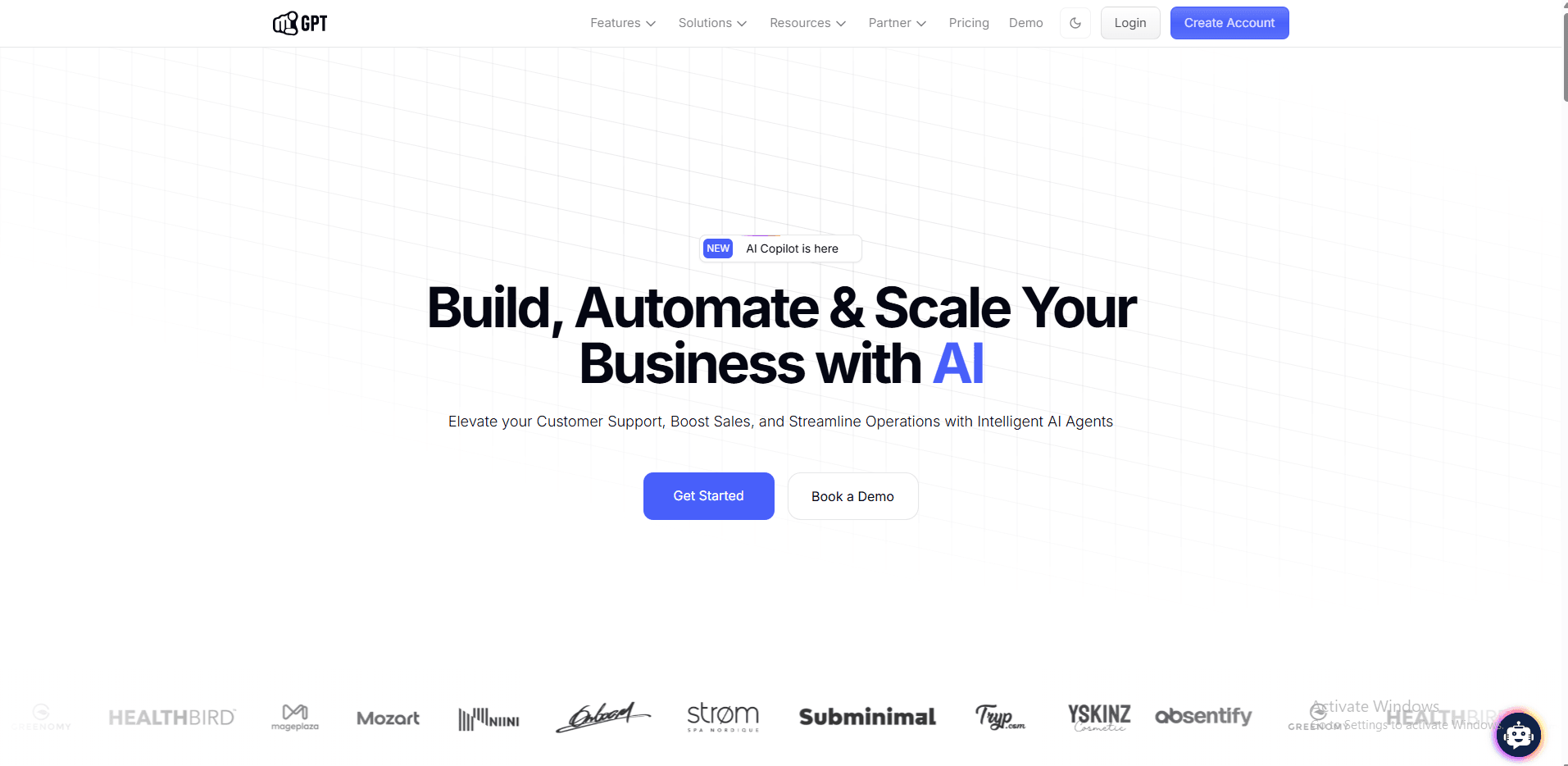 YourGPT product preview for startup listing on Aura++