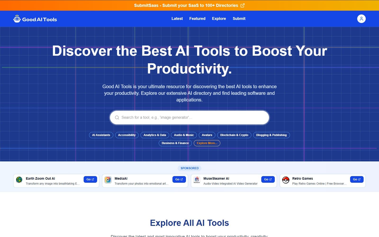 Good AI Tools product preview for startup listing on Aura++
