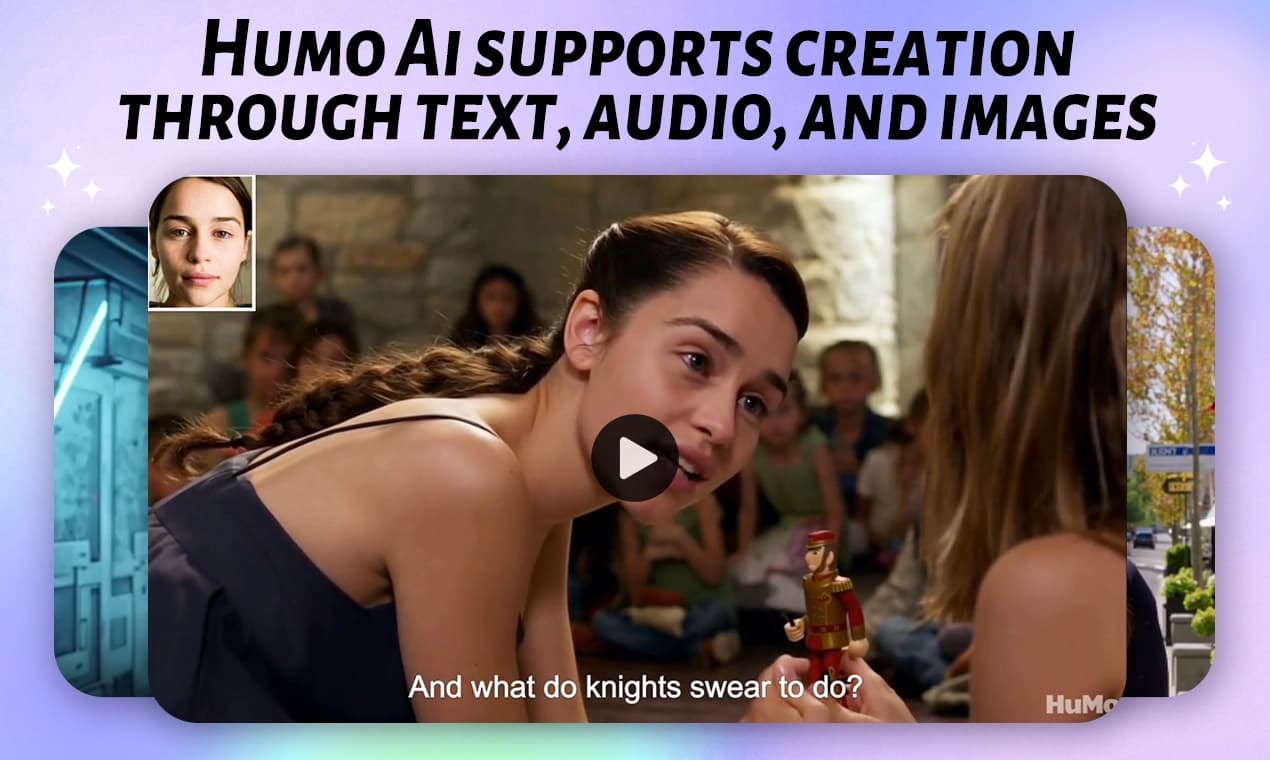 HuMo AI - Multi-Modal Video Generation product preview for startup listing on Aura++