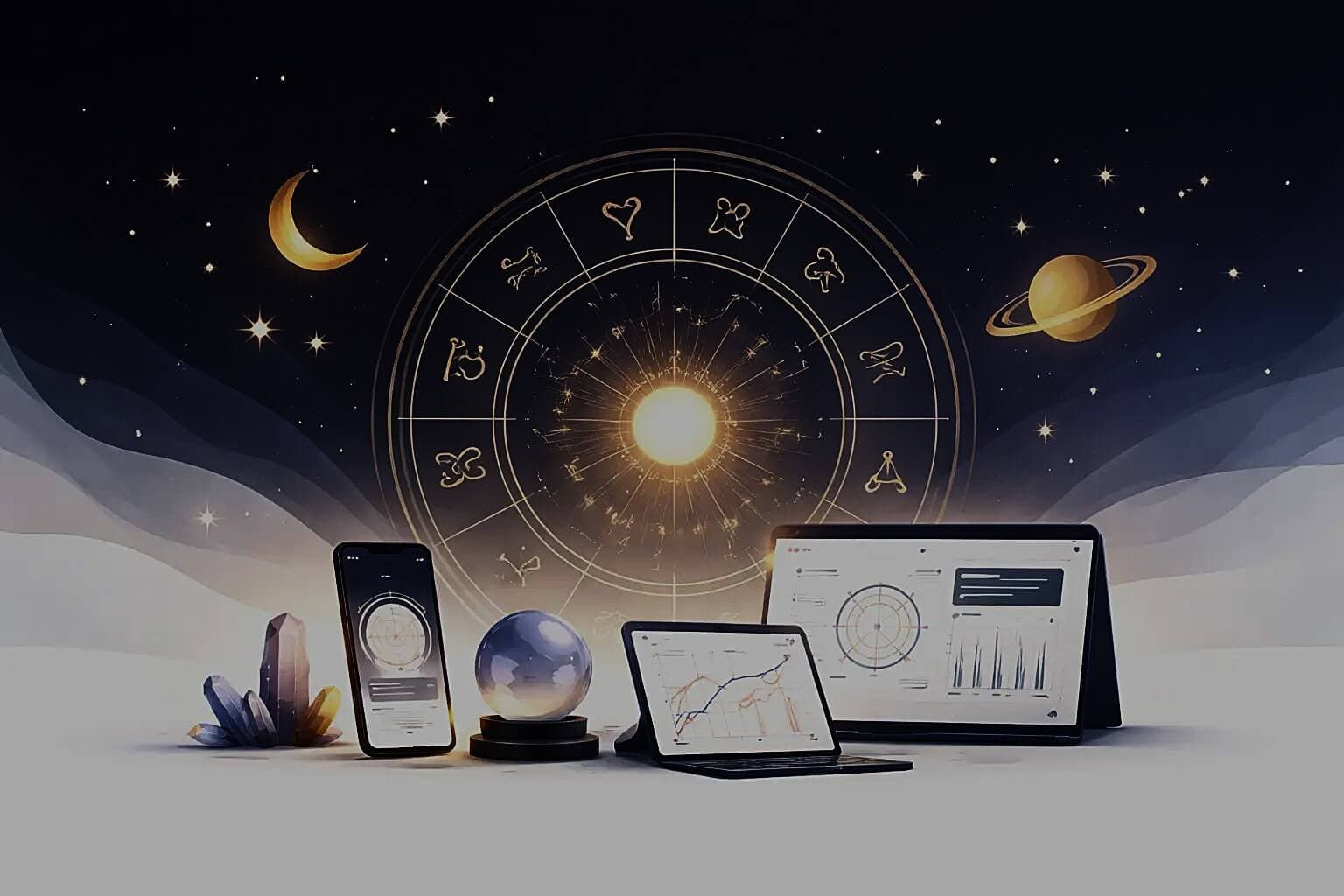 AI Astrology & Horoscope Platform product preview for startup listing on Aura++