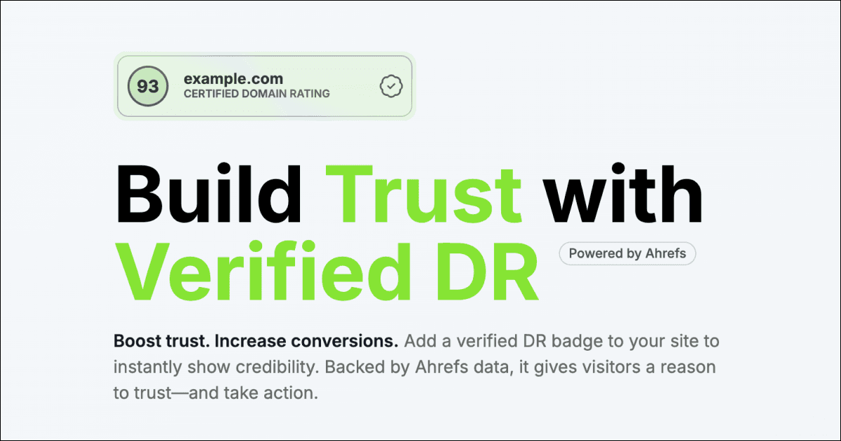 SupaDR - Domain Rating Tracker product preview for startup listing on Aura++