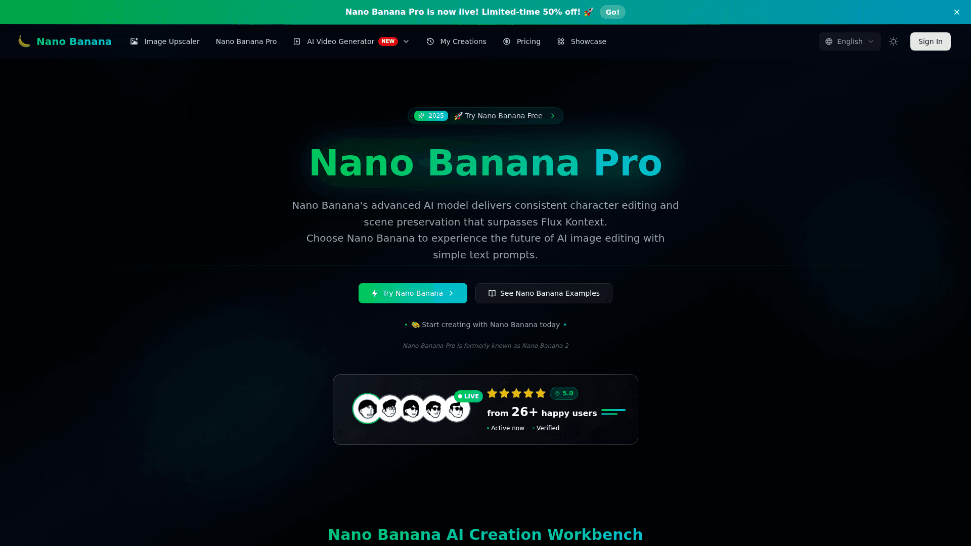 Nano Banana product preview for startup listing on Aura++