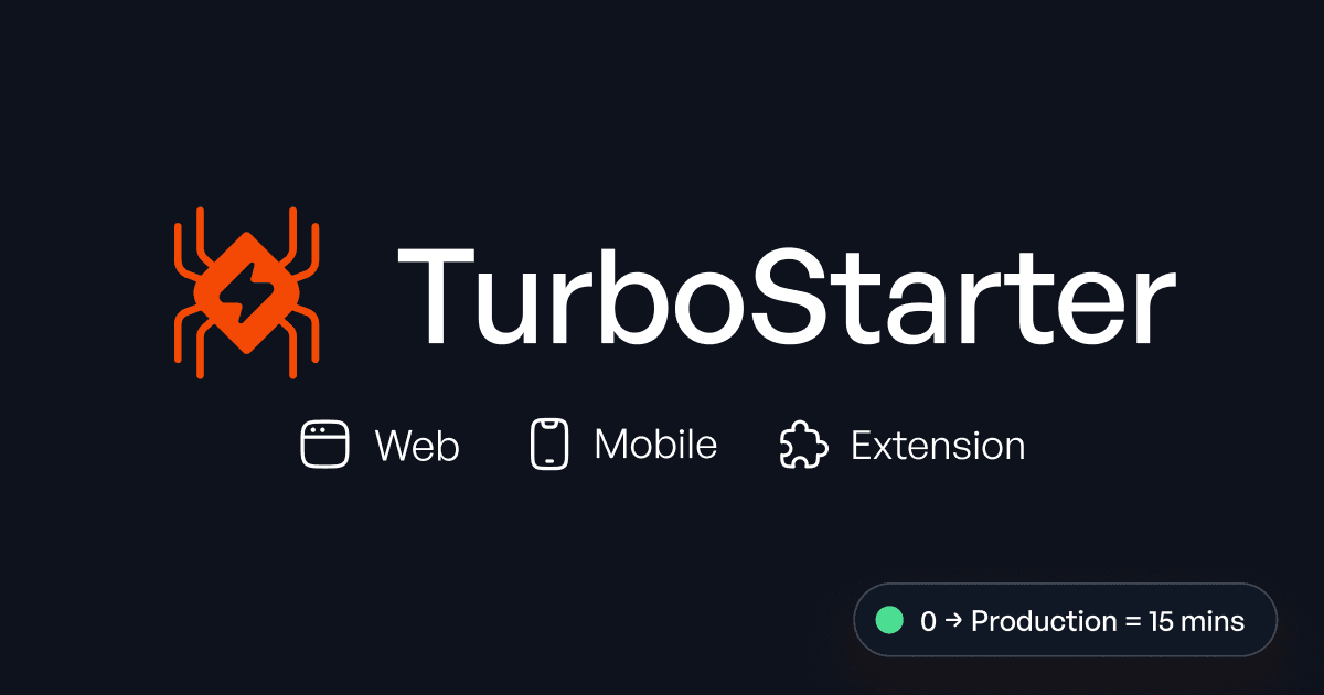 TurboStarter SaaS Boilerplate product preview for startup listing on Aura++