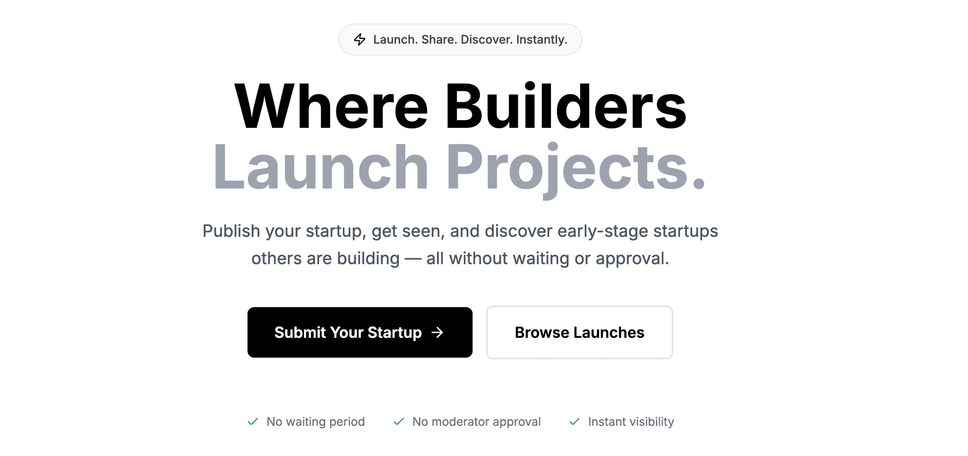 Launchit product preview for startup listing on Aura++