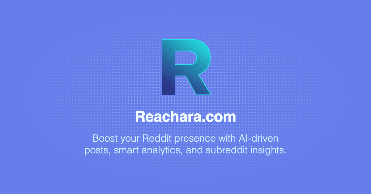 Reachara product preview for startup listing on Aura++