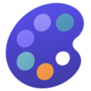 ColorArt AI Coloring Generator startup logo on Aura++