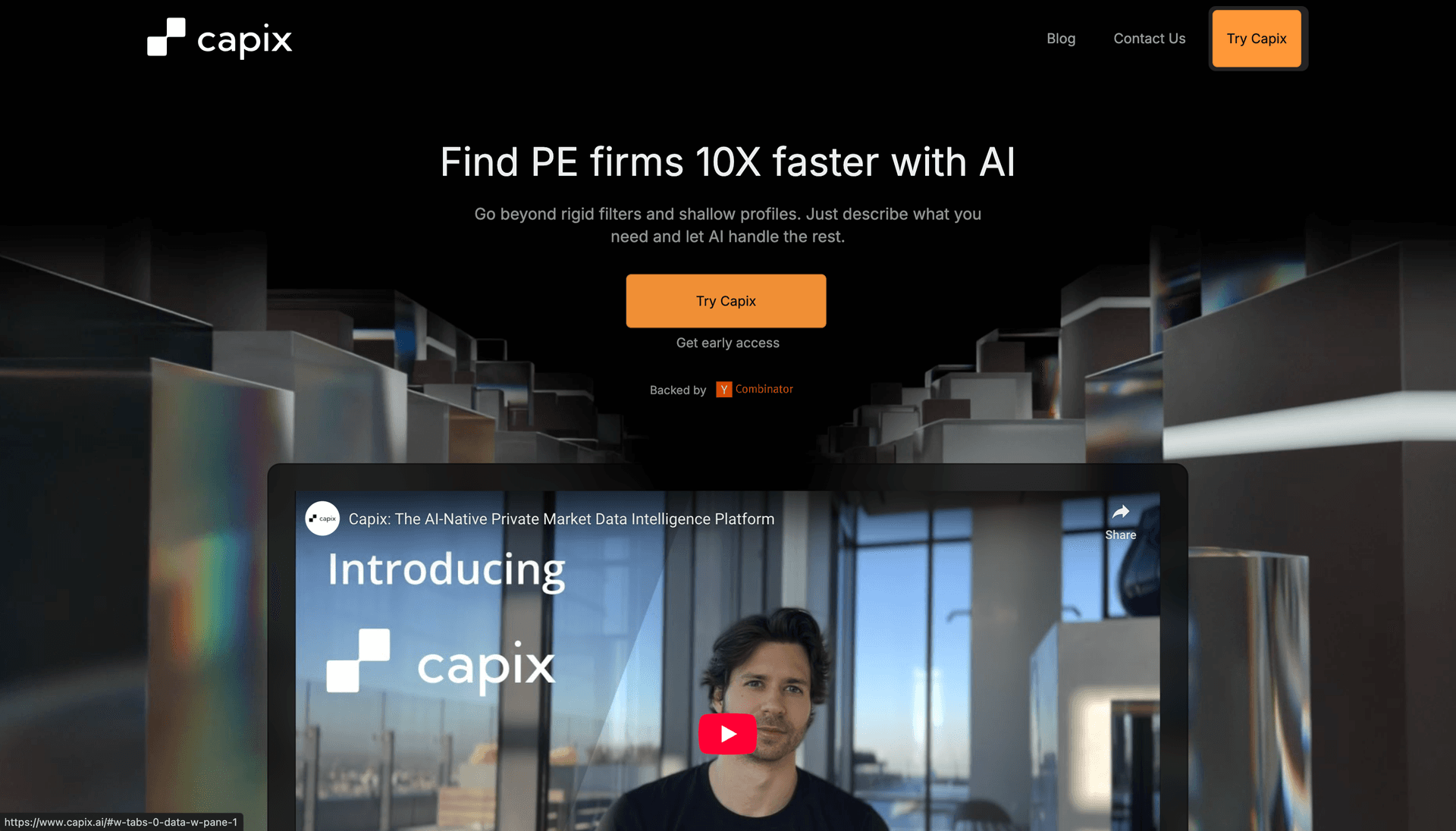 Capix product preview for startup listing on Aura++
