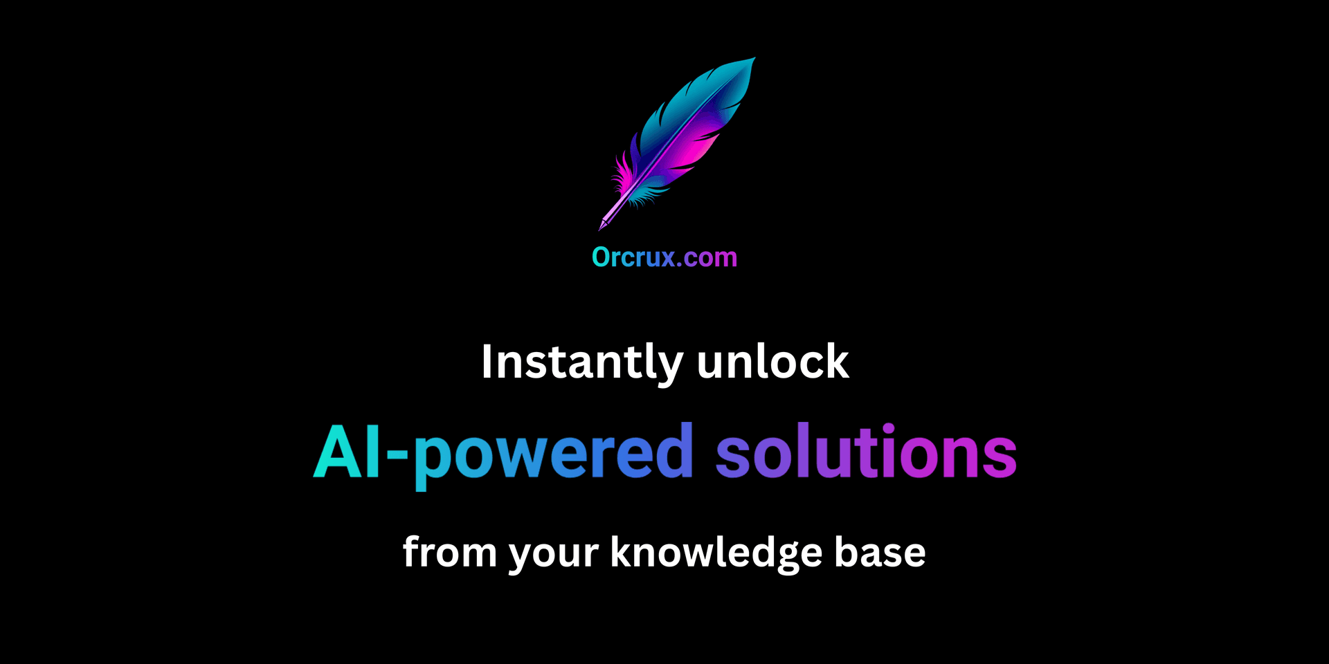 Orcrux AI Support Platform product preview for startup listing on Aura++