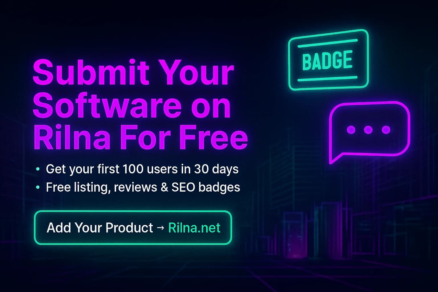 Rilna - Software Listing Platform product preview for startup listing on Aura++