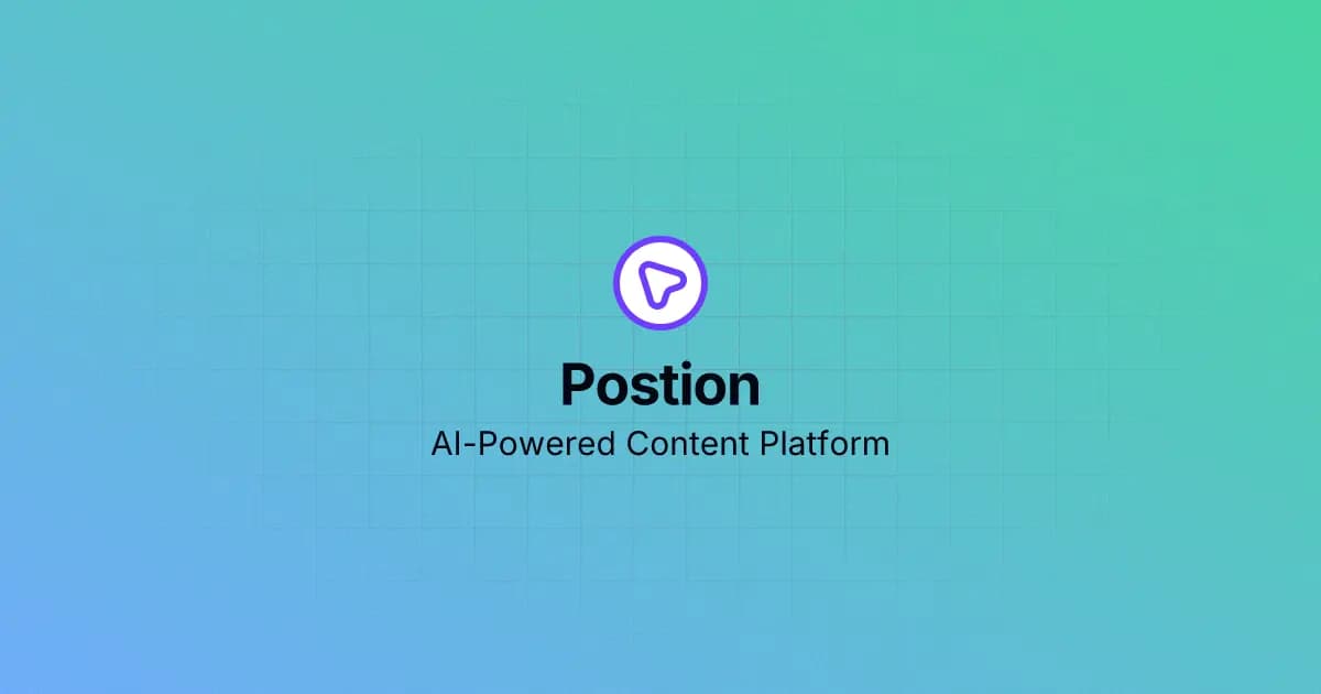 Postion: All-in-One Content Platform product preview for startup listing on Aura++