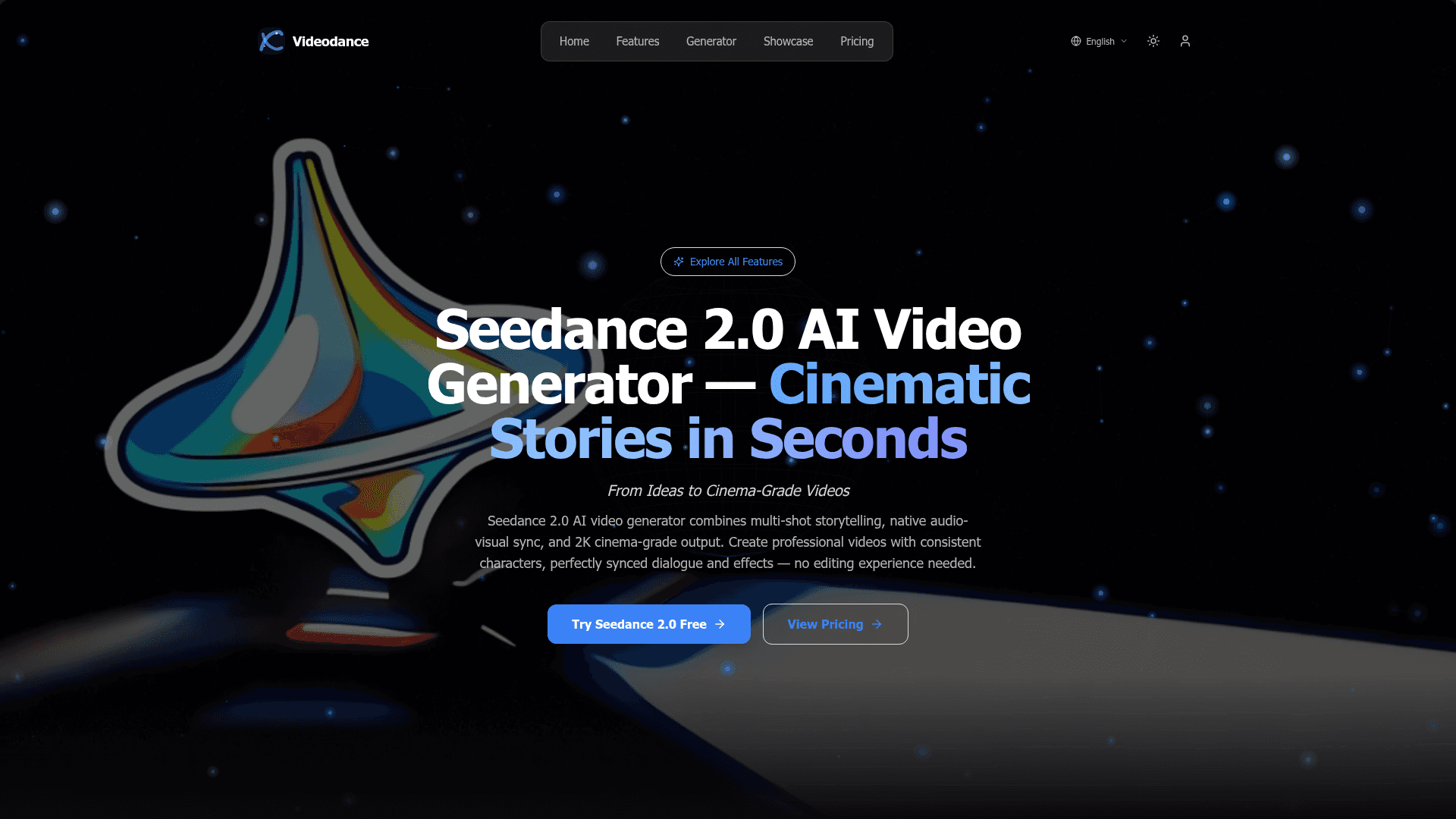 Seedance 2.0 AI Video Generator product preview for startup listing on Aura++