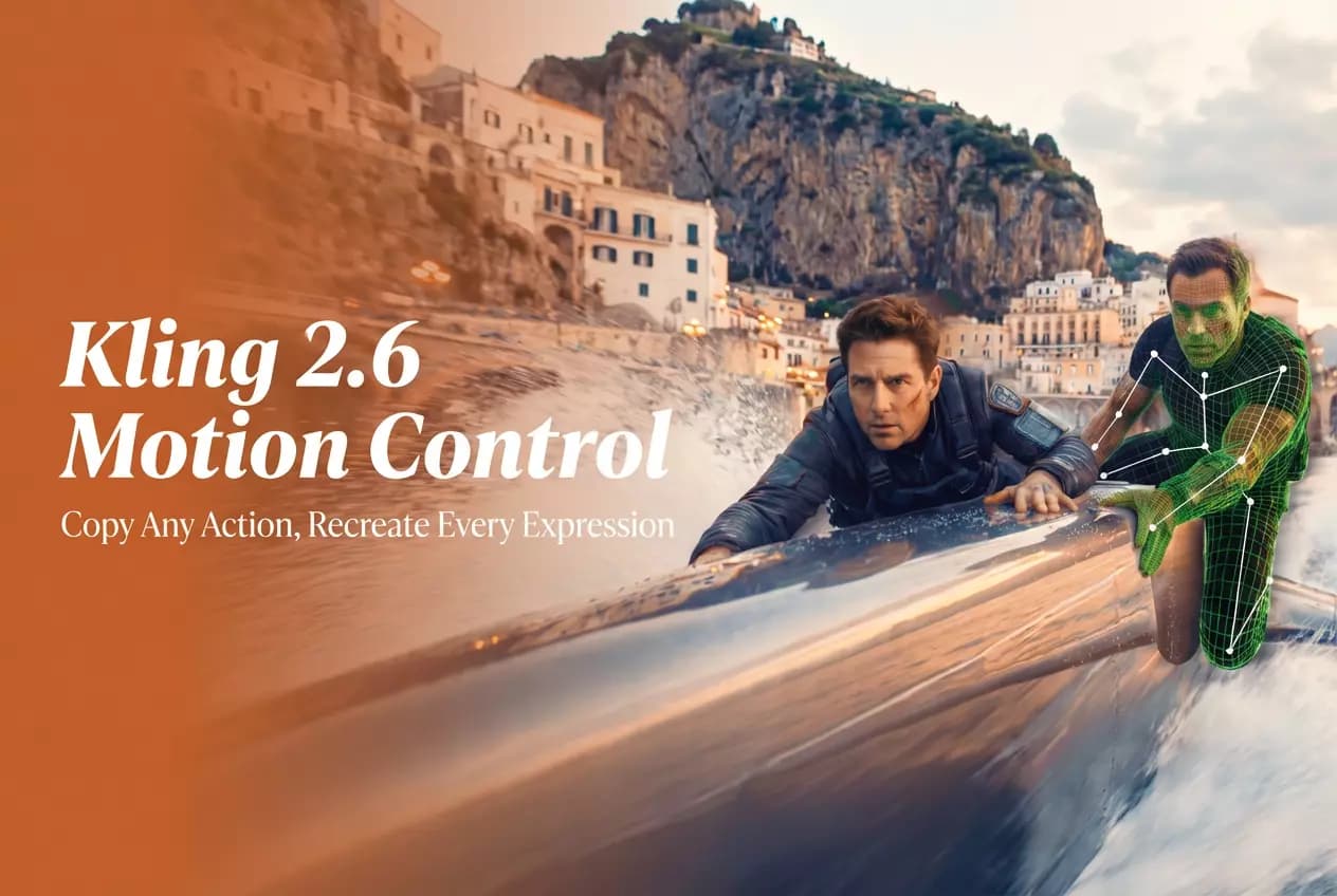 Kling Motion Control product preview for startup listing on Aura++