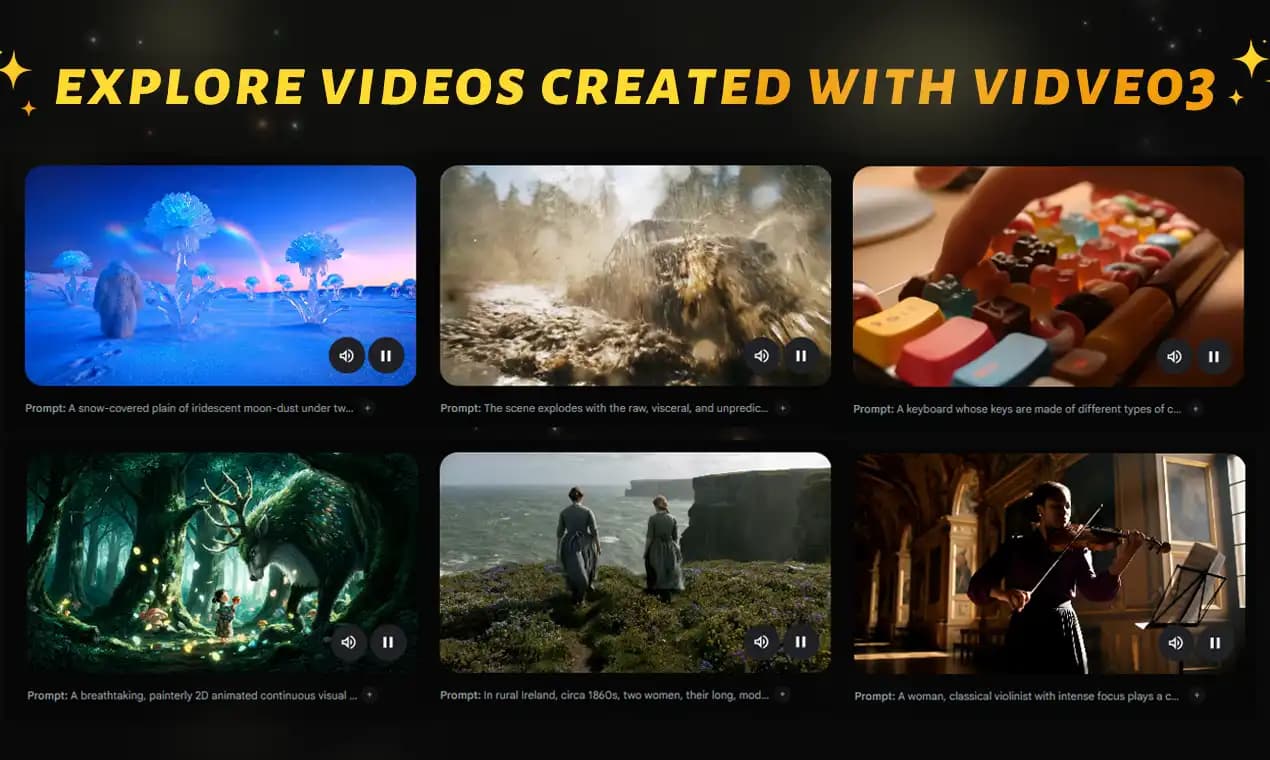 Veo 3 AI Video Generator product preview for startup listing on Aura++
