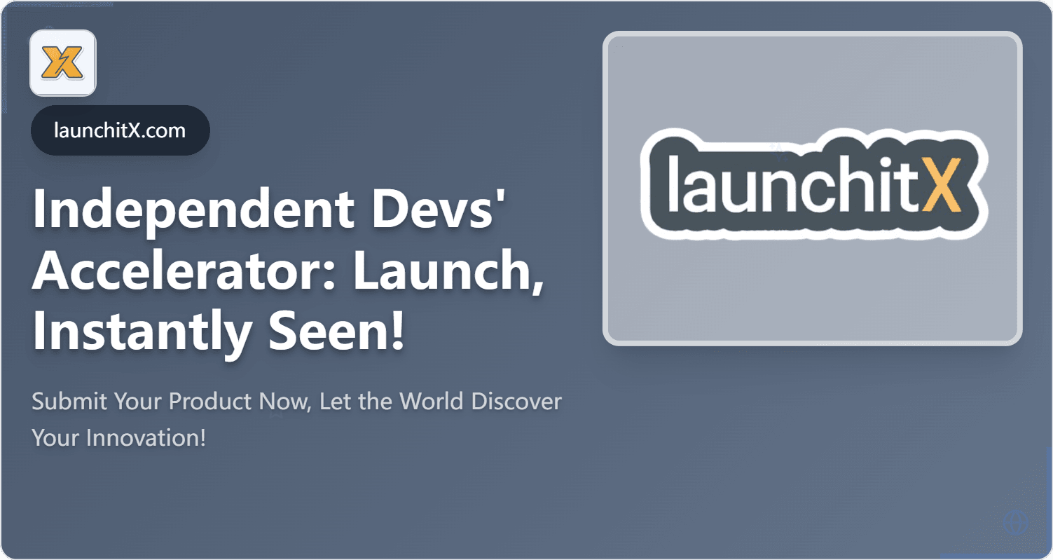 LaunchitX - Discover Top Tech Projects product preview for startup listing on Aura++