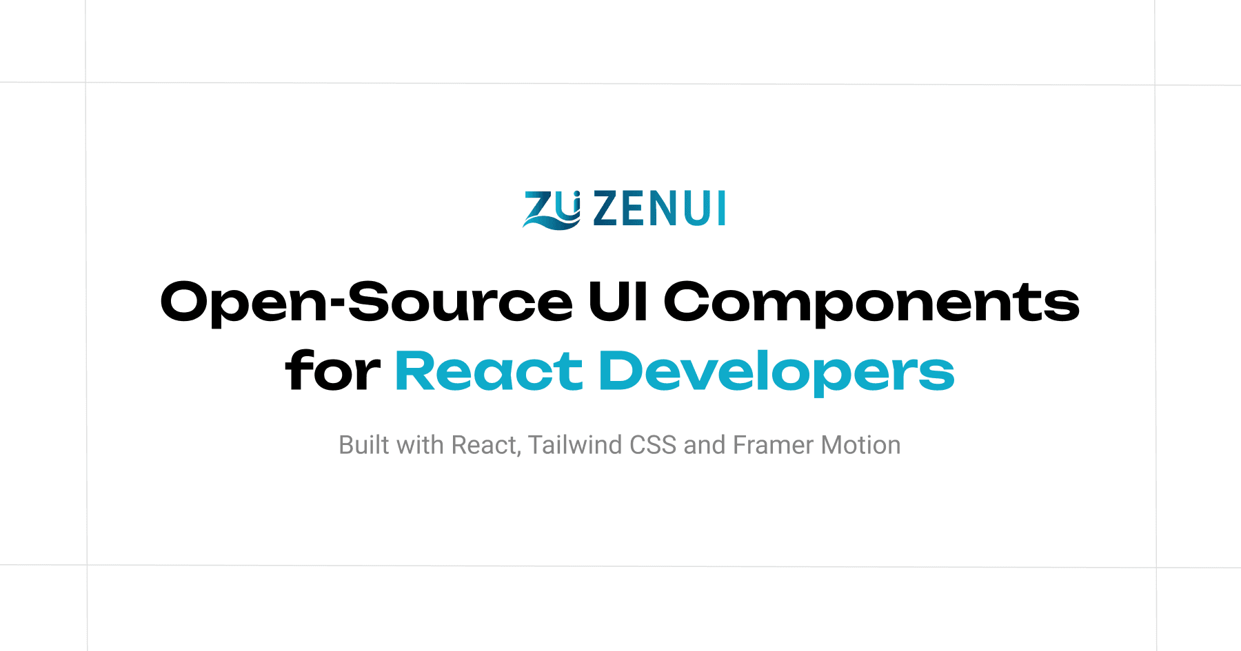 ZenUI Library product preview for startup listing on Aura++