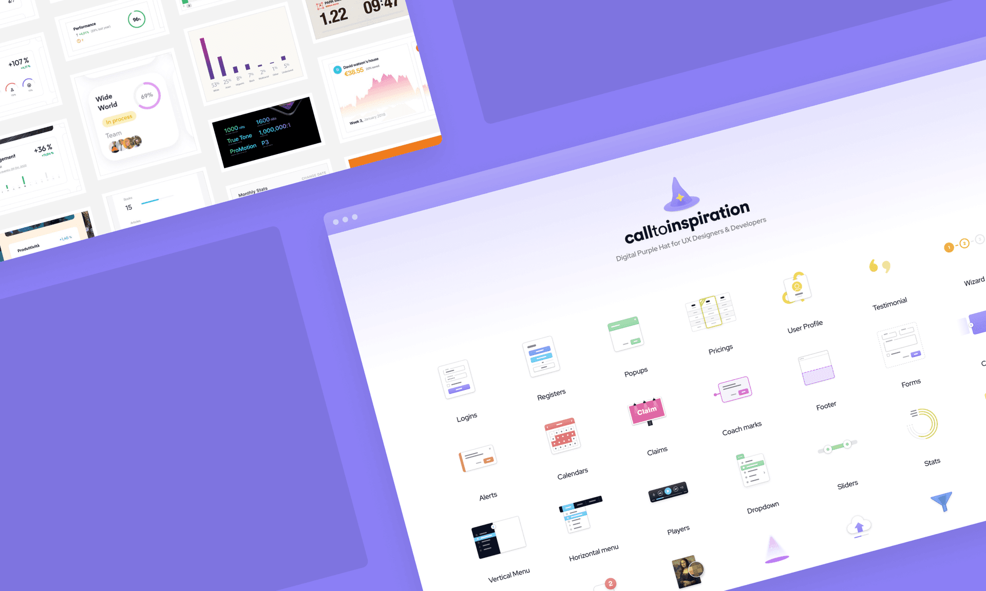 CallToInspiration product preview for startup listing on Aura++