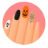 AI Virtual Nail Art Try-On startup logo on Aura++