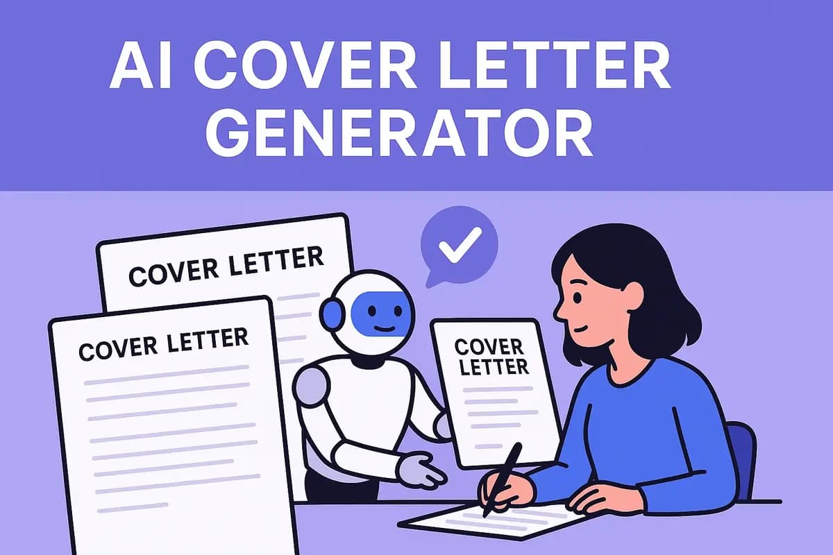 AI Cover Letter Generator product preview for startup listing on Aura++