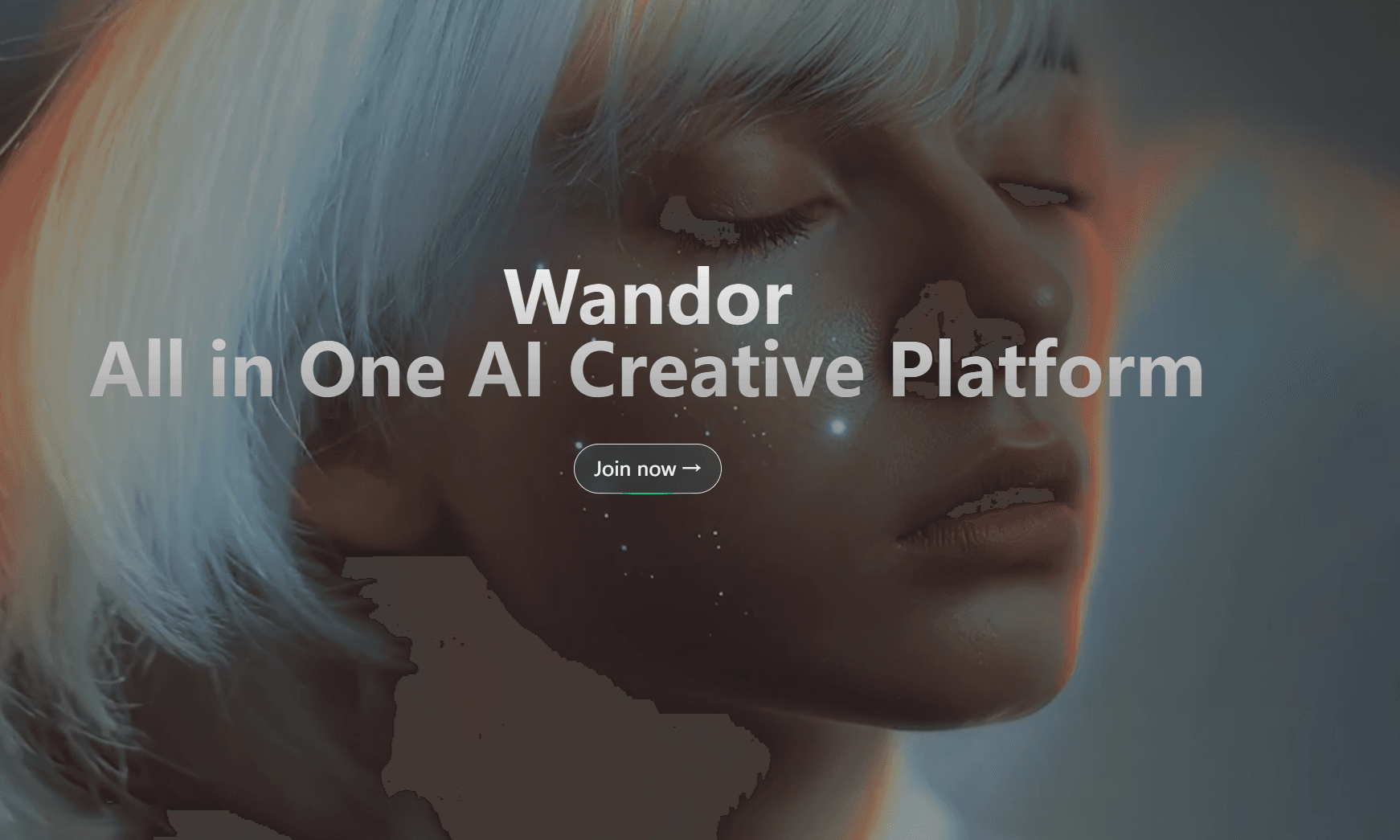 Wandor AI Creative Platform product preview for startup listing on Aura++