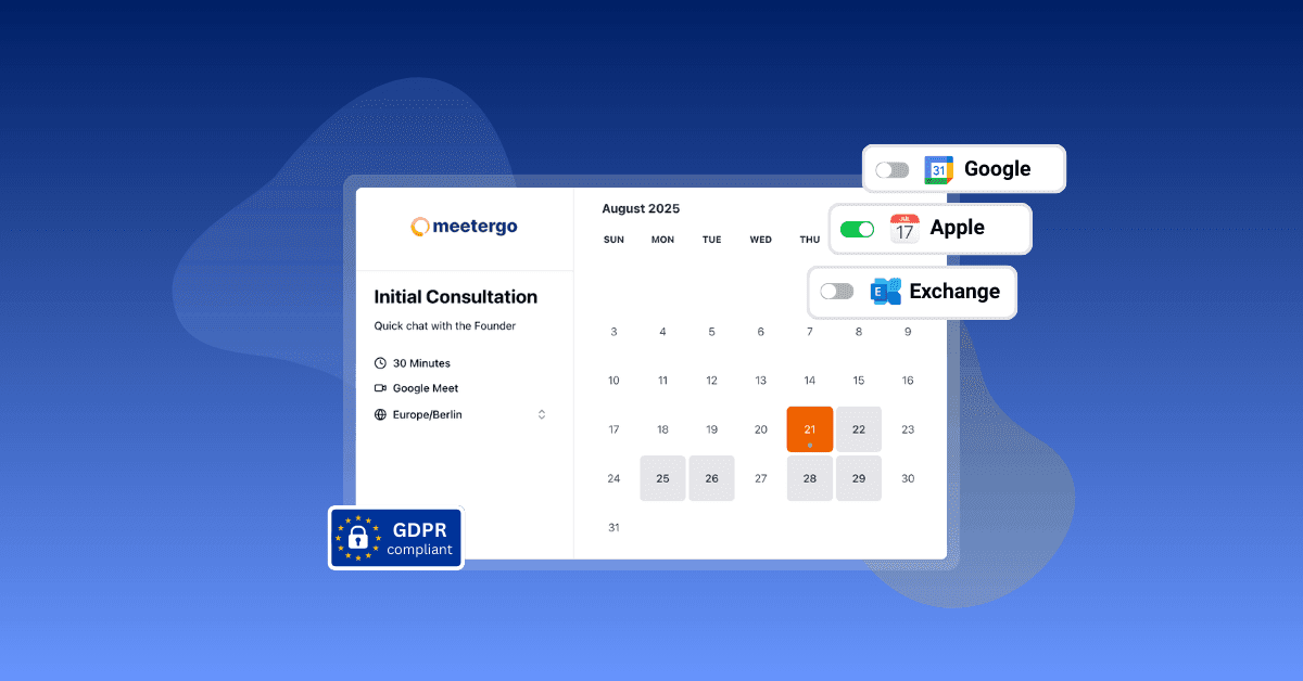 meetergo product preview for startup listing on Aura++