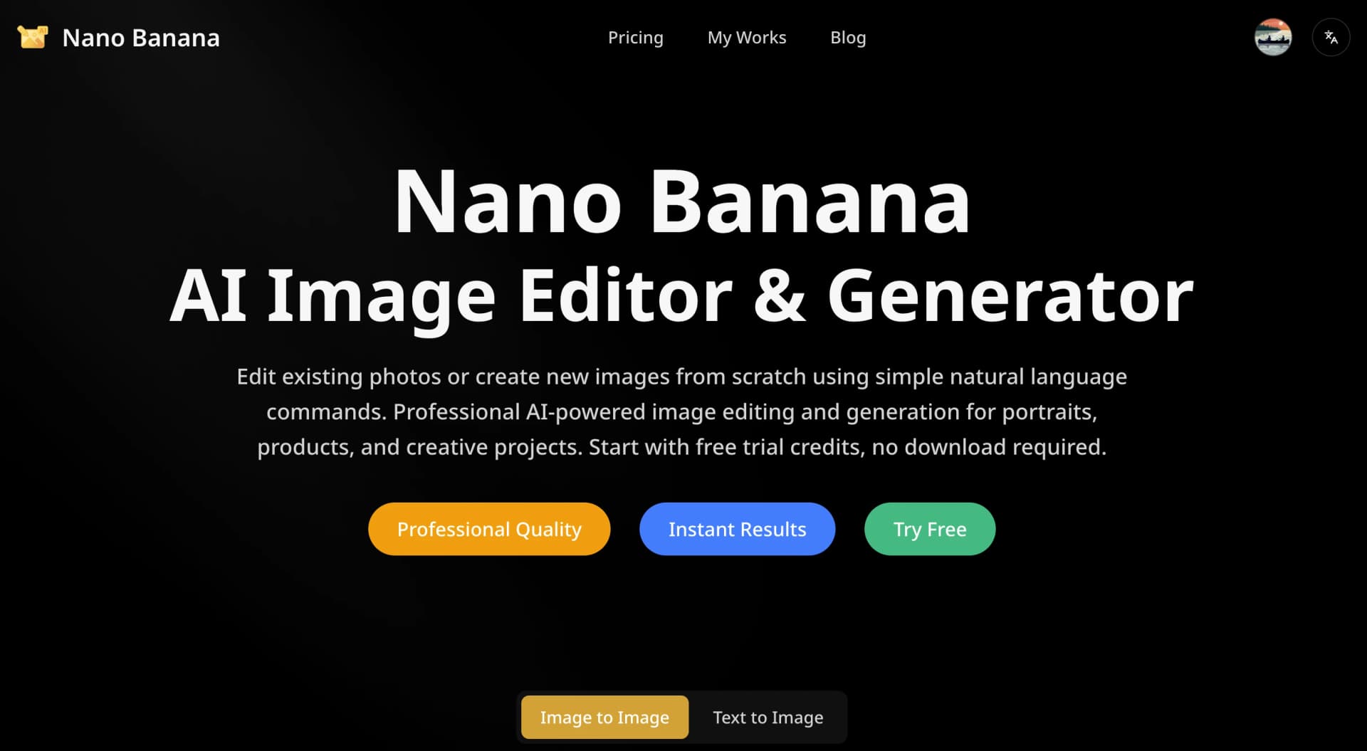 Nano Banana AI Image Editor & Generator product preview for startup listing on Aura++
