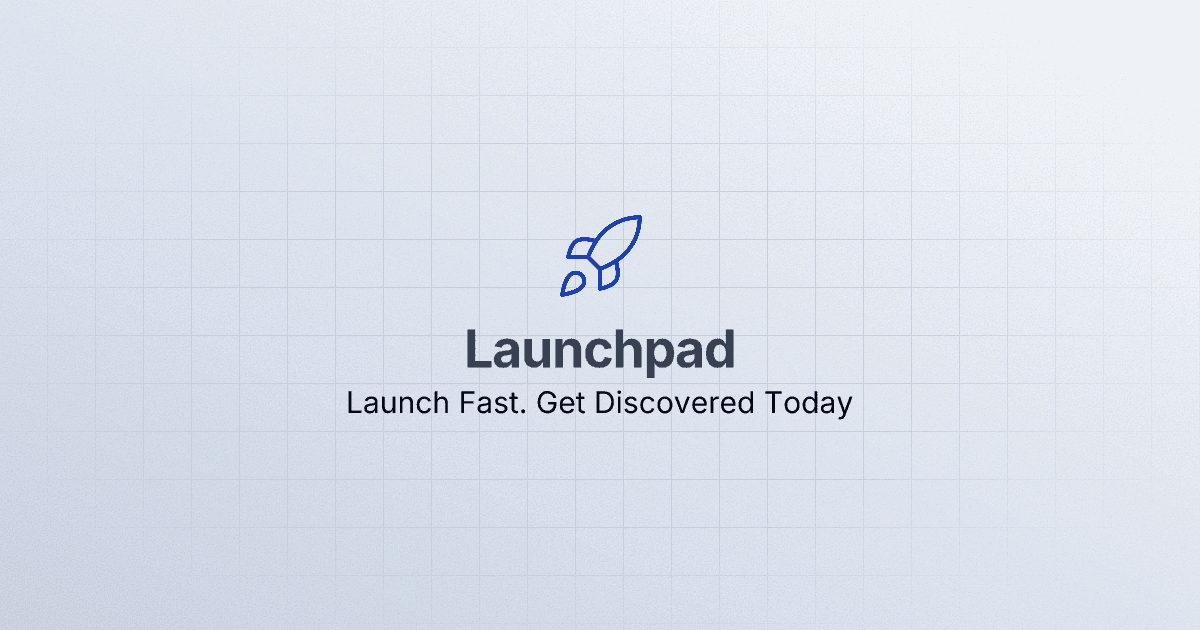 Launchpad - Innovative Product Launch Platform product preview for startup listing on Aura++
