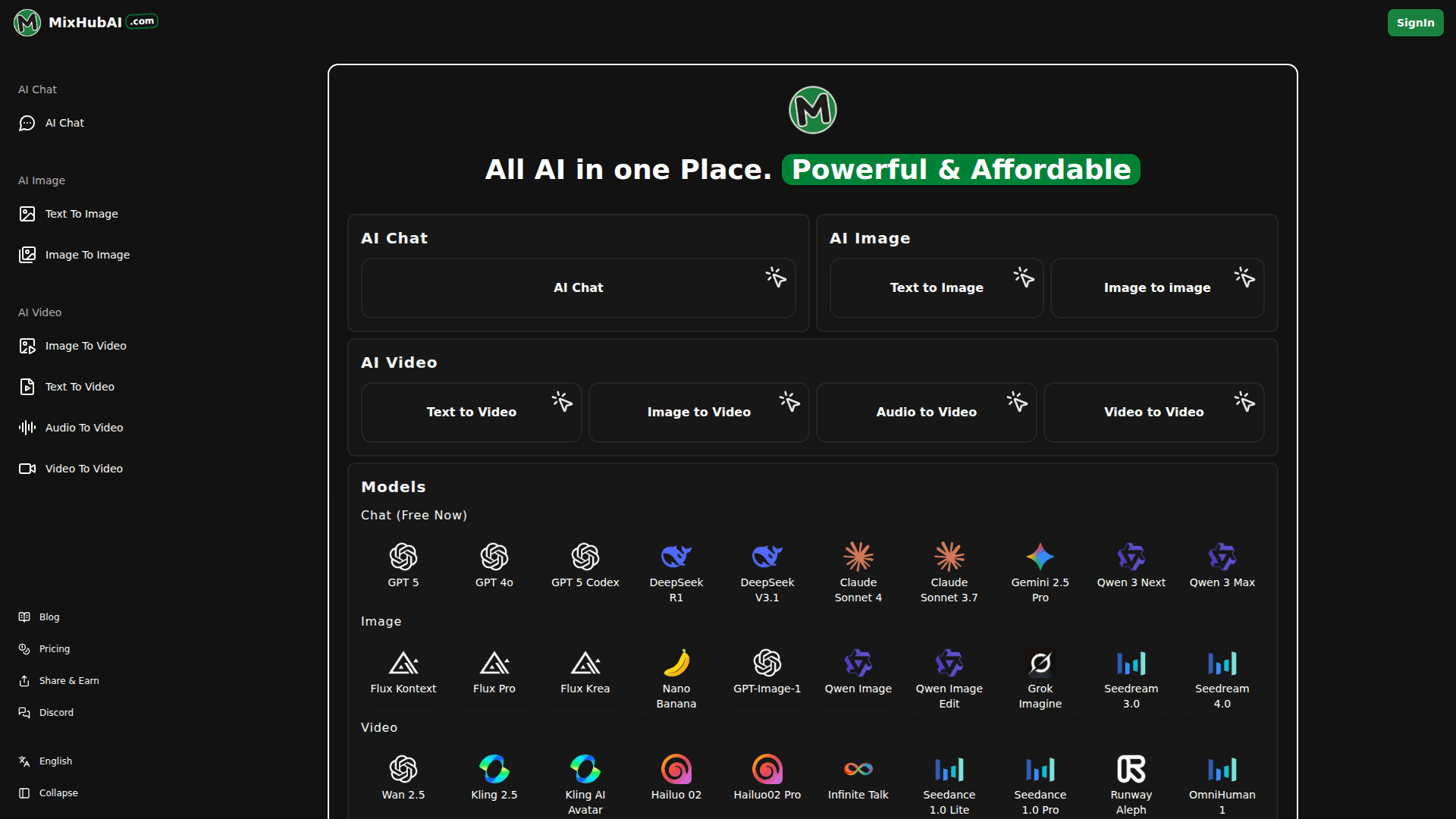 MixHub AI product preview for startup listing on Aura++