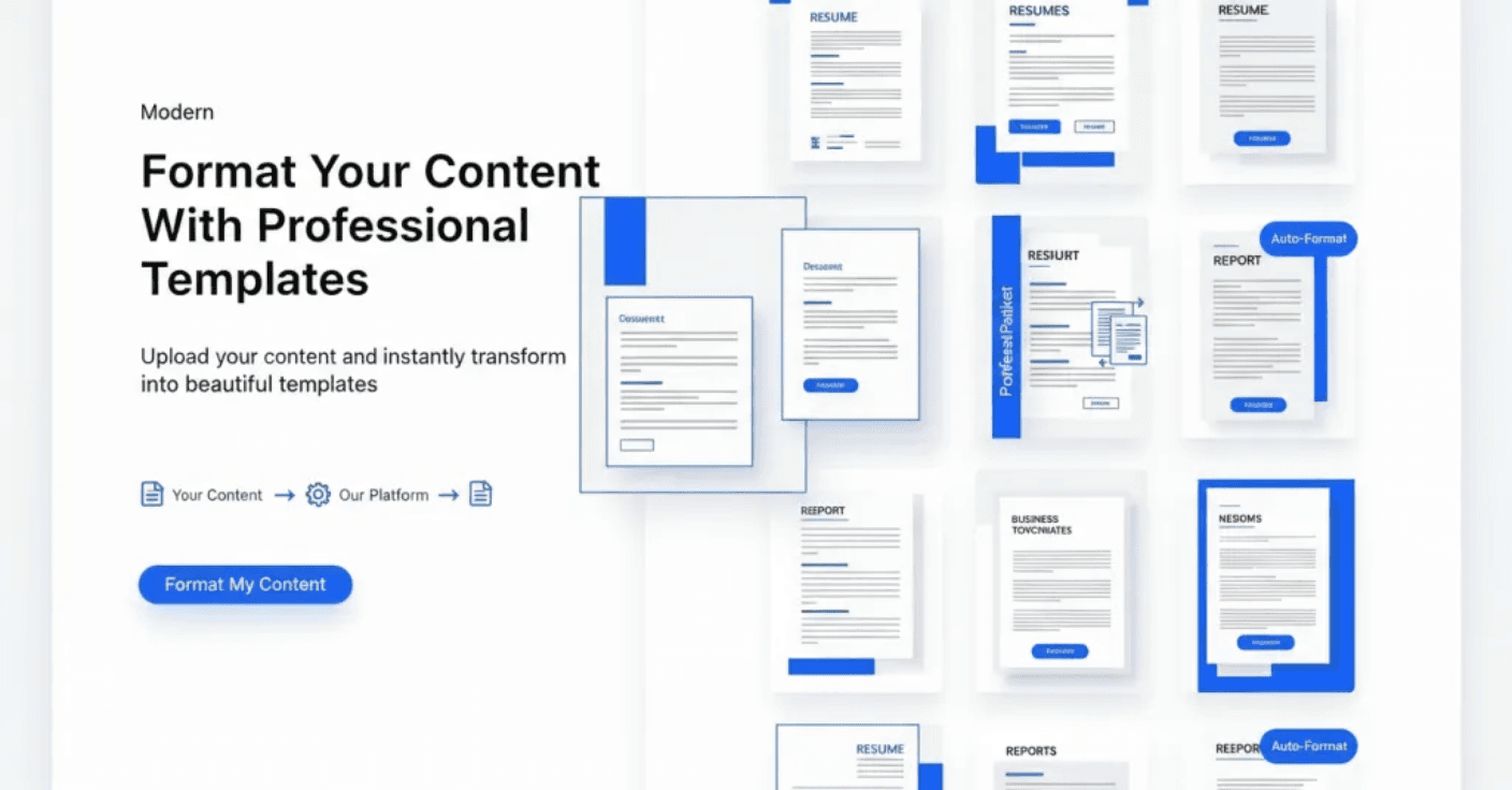 AI Formatter product preview for startup listing on Aura++