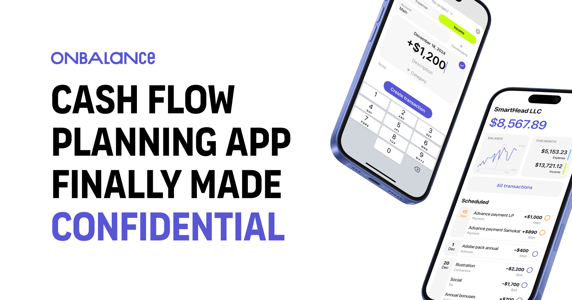 onbalance product preview for startup listing on Aura++