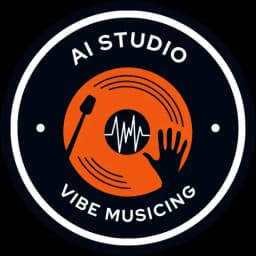Vibe Musicing startup logo on Aura++