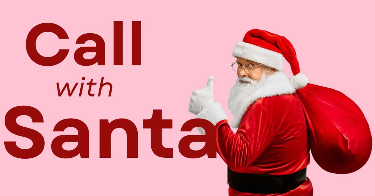 Santa's Personalized Call Service product preview for startup listing on Aura++