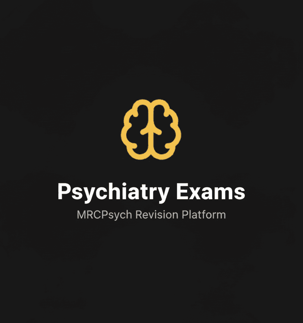 Psychiatry Exams product preview for startup listing on Aura++