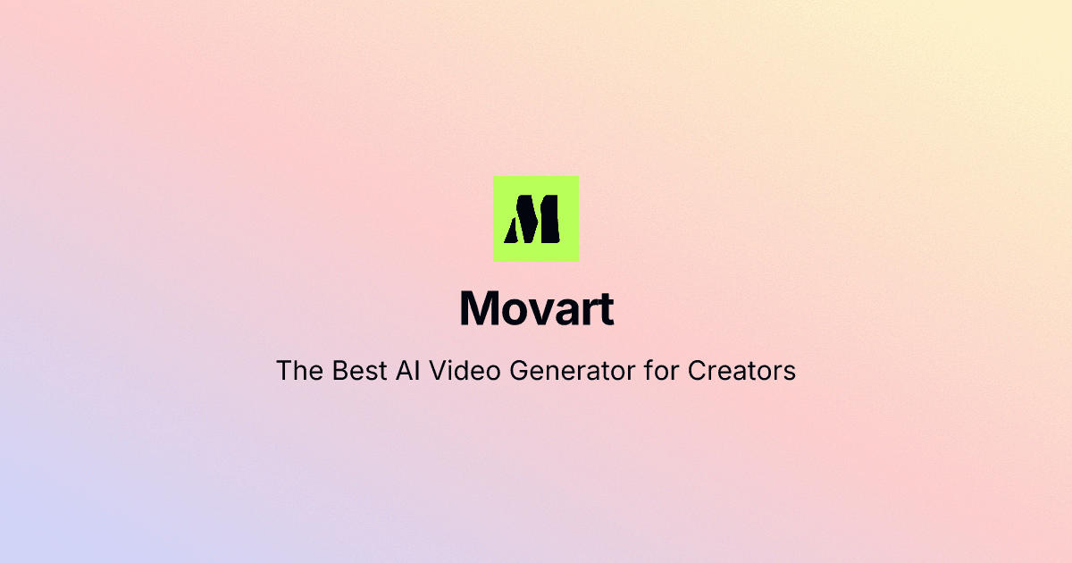 MovArt AI - AI Video & Image Generator product preview for startup listing on Aura++