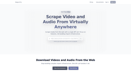 Importly Media Scraper API startup logo on Aura++