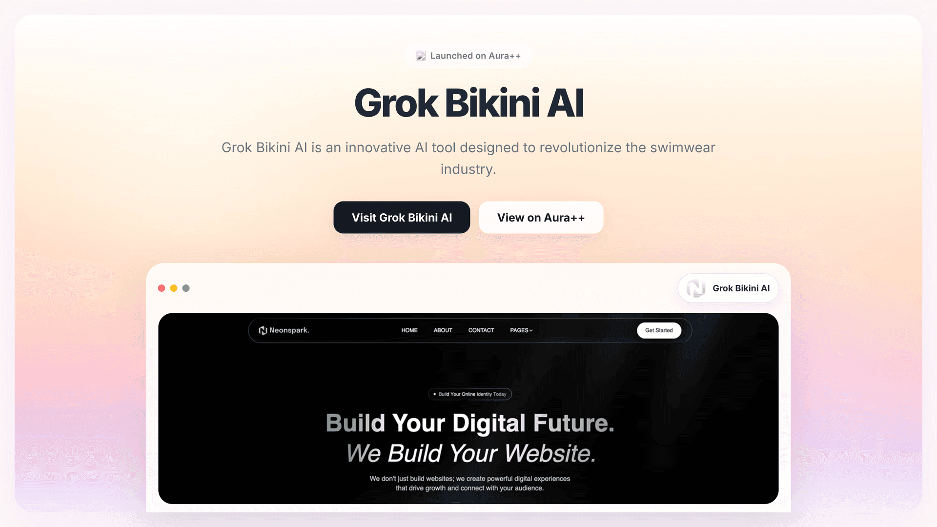 Grok Bikini AI launch story featured image on Aura++