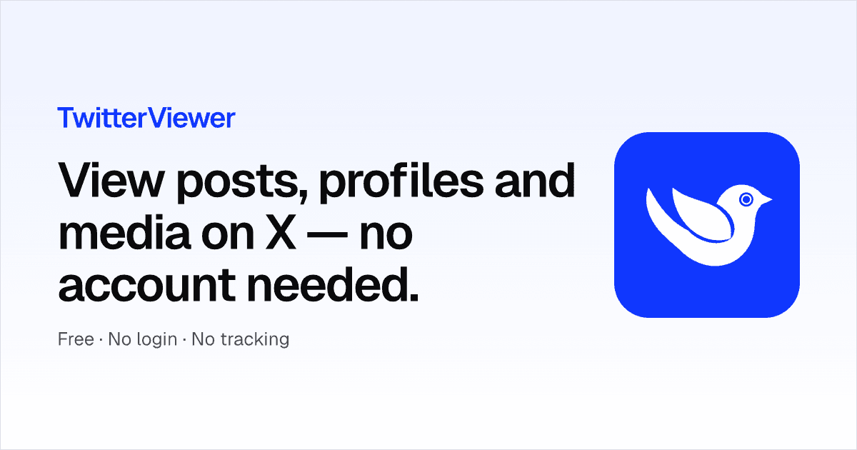 Twitter Public Content Viewer product preview for startup listing on Aura++