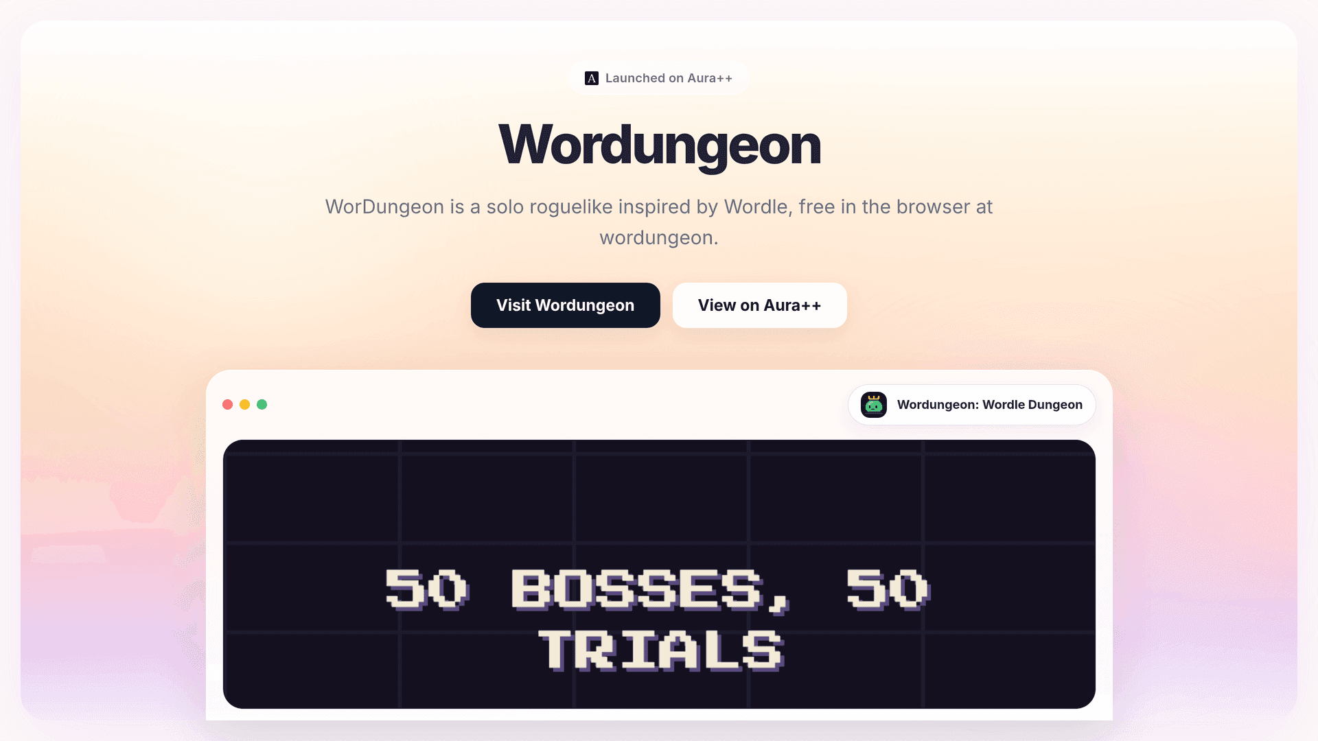 Explore Roguelike Word Puzzles with Wordungeon's Unique Challenges