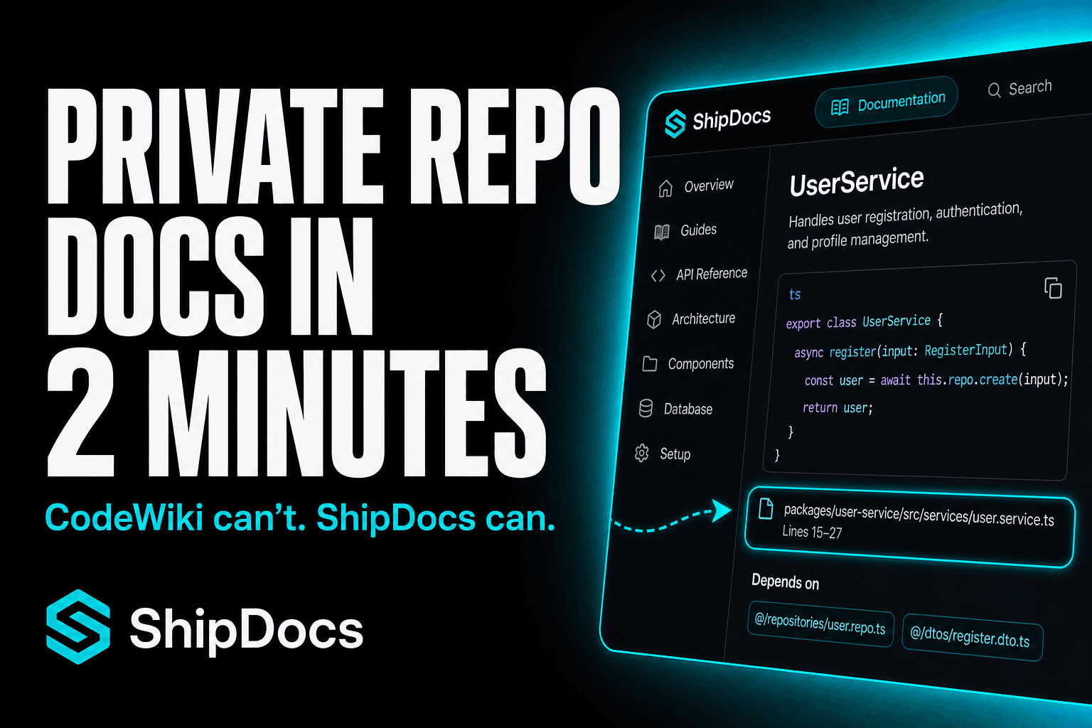 ShipDocs: Secure Document Sharing in 2 Minutes product preview for startup listing on Aura++