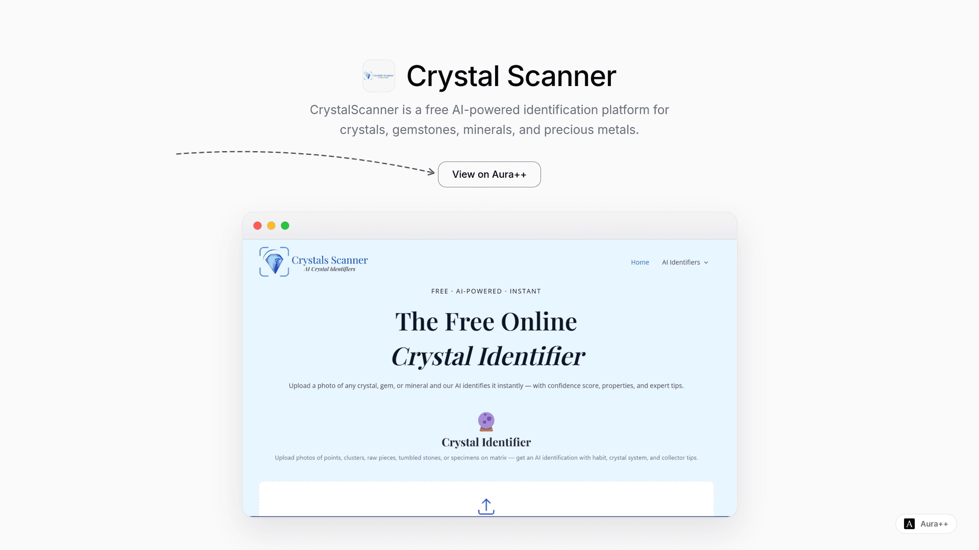 Identify Crystals Instantly with CrystalScanner's AI Tools