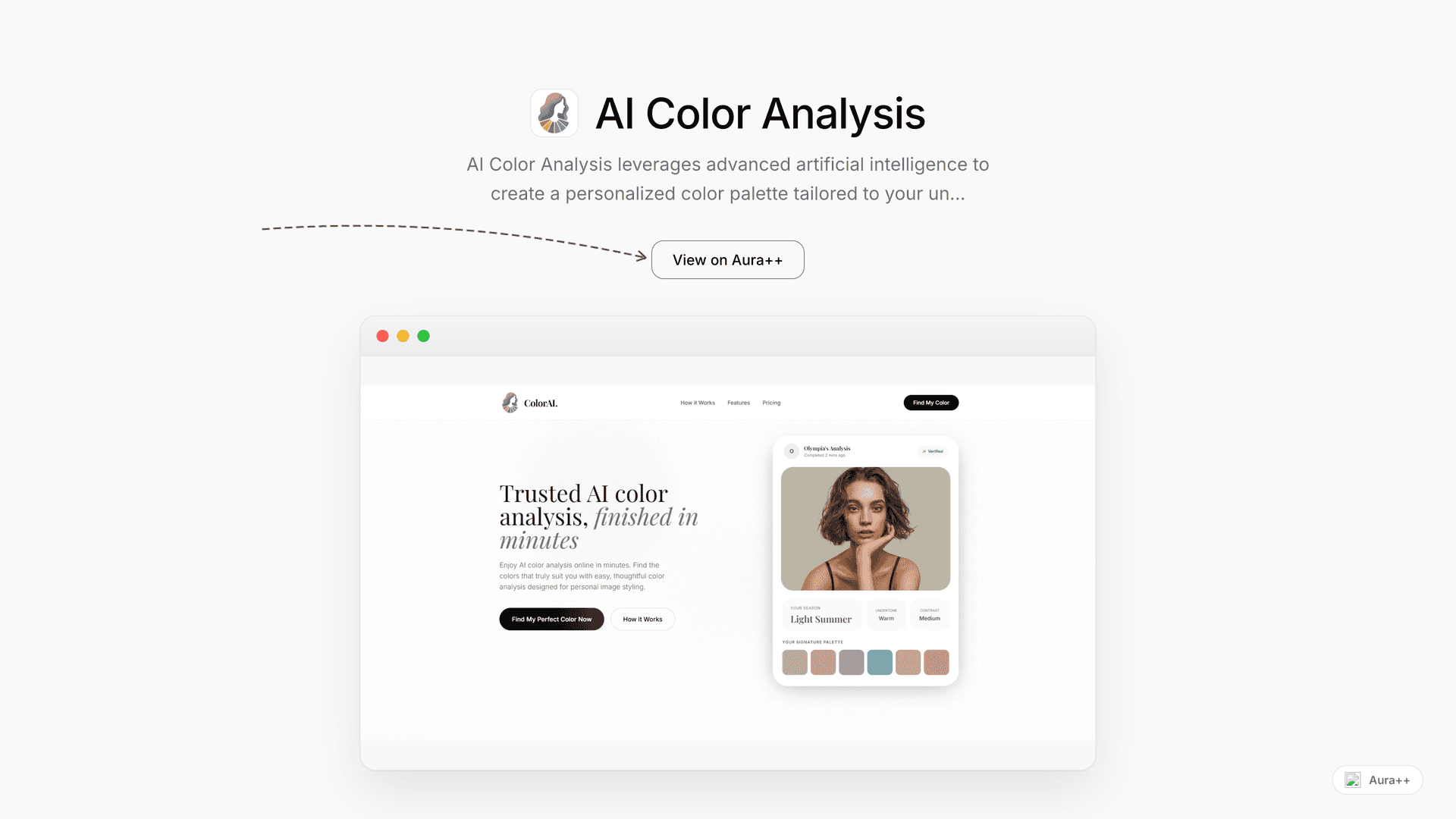 Discover Flattering Shades with AI Color Analysis Tool