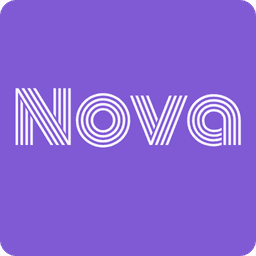 Nova Anime XL startup logo on Aura++