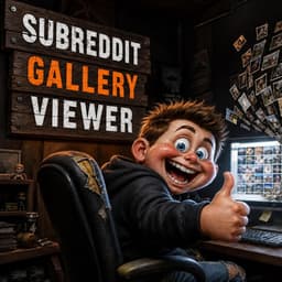 Subreddit Gallery Viewer startup logo on Aura++