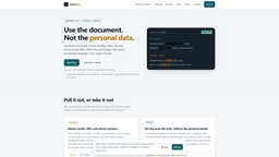 DokMine Data Redaction & Extraction startup logo on Aura++