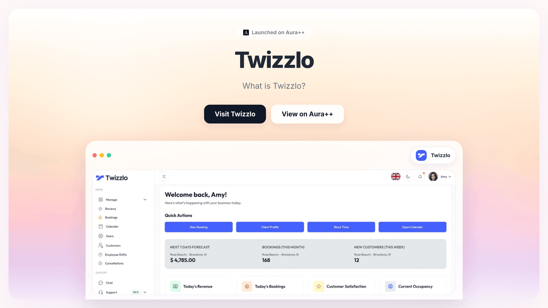 Twizzlo launch story featured image on Aura++