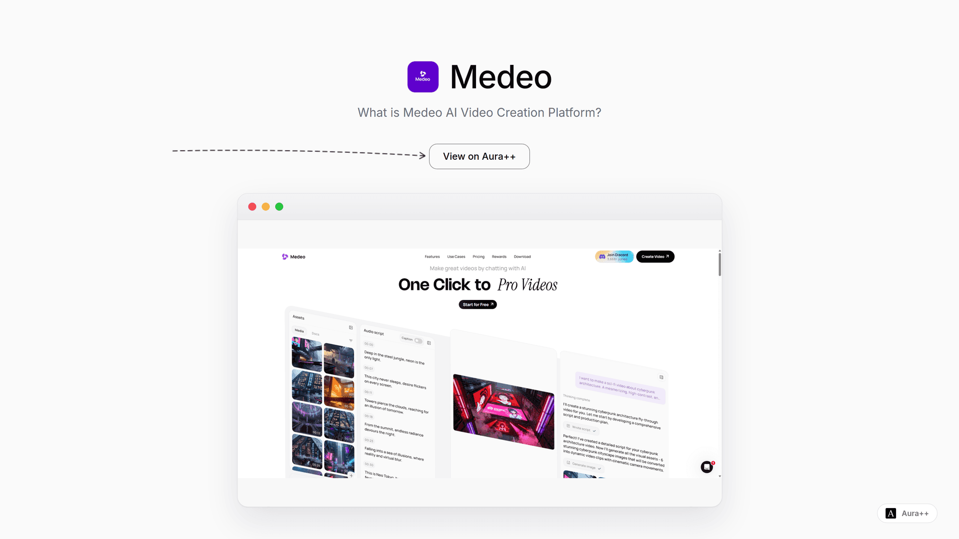 Medeo launch story featured image on Aura++
