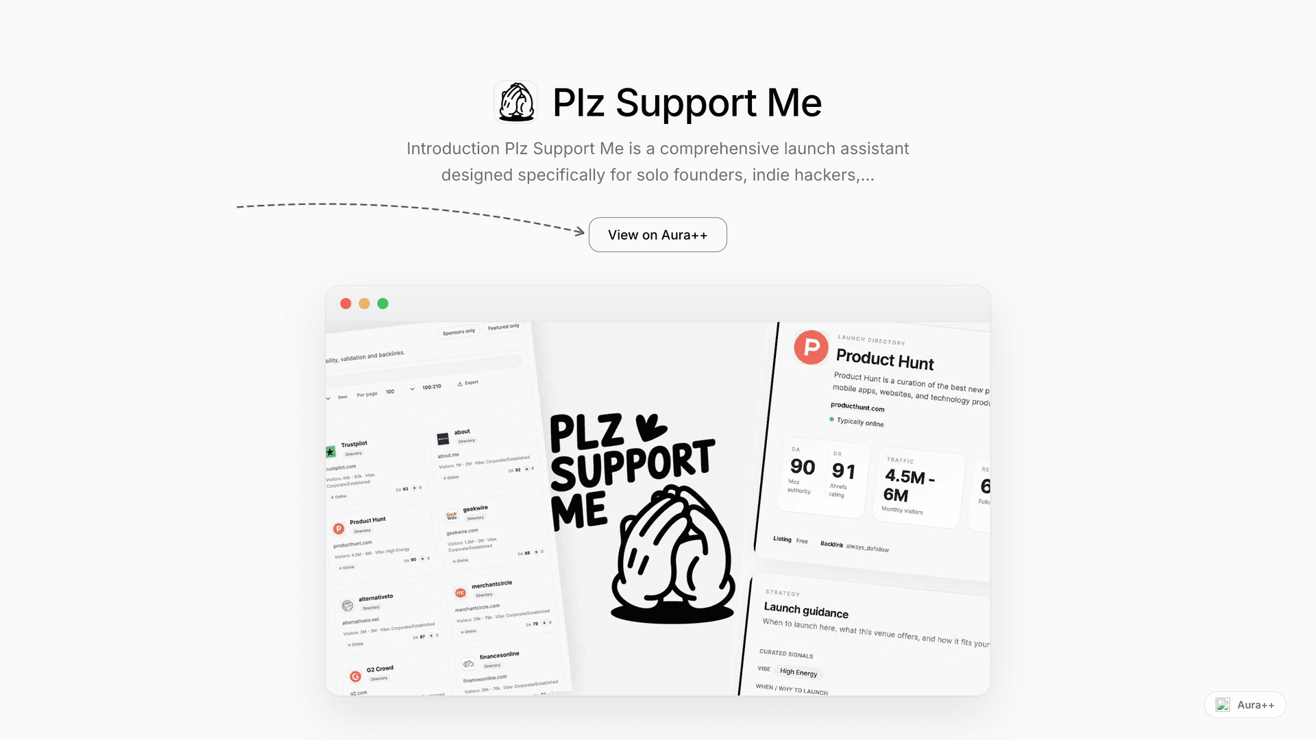 Plz Support Me - Launch Copilot launch story featured image on Aura++